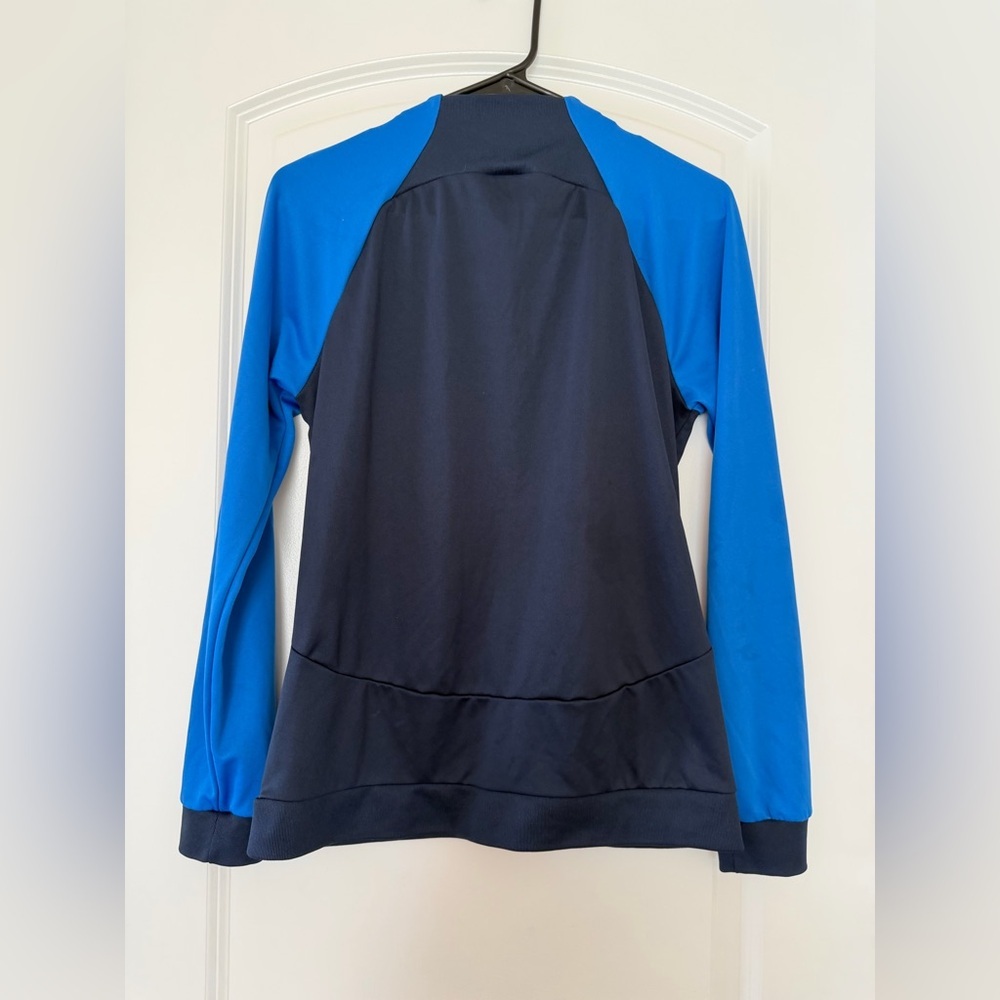Nike Dri-FIT Zip Up Track Jacket Small Blue Navy Athletic - Picture 3 of 10